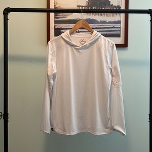 30A brand white sunshirt hoodie medium